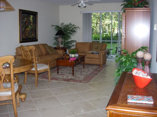 Living room as seen from entry hall
